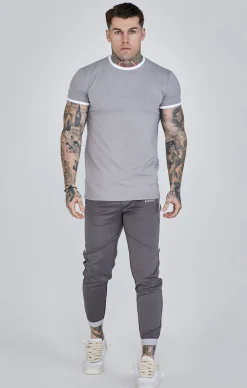 Grey Ringer T-Shirt