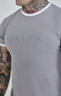 Grey Ringer T-Shirt