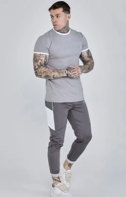 Grey Ringer T-Shirt
