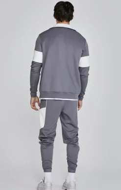 Grey Track Top