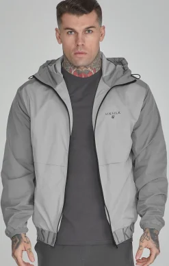 Grey Windbreaker
