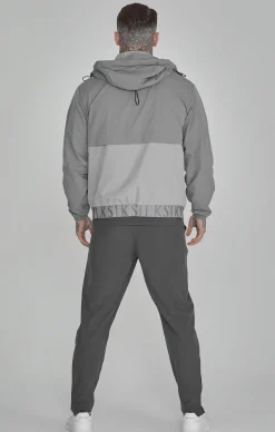 Grey Windbreaker