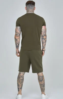 Khaki Essential Fleece Short
