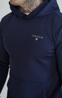 Navy Essentials Poly Hoodie