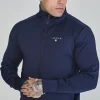 Navy Essentials Poly Track Top