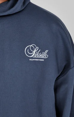 Navy Graphic Hoodie