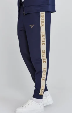 Navy Muscle Fit Joggers