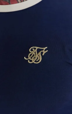 Navy Ringer T-Shirt