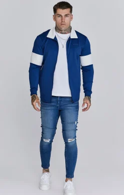 Navy Track Top