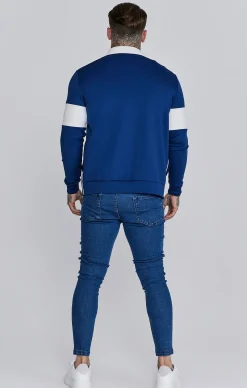 Navy Track Top