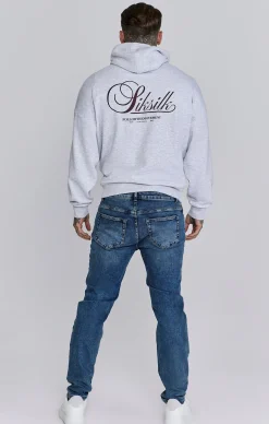 Snow Marl Graphic Hoodie