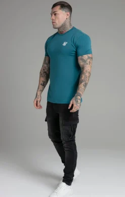 Teal Muscle Fit T-Shirt