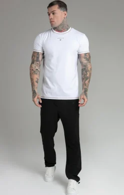 White Muscle Fit T-Shirt